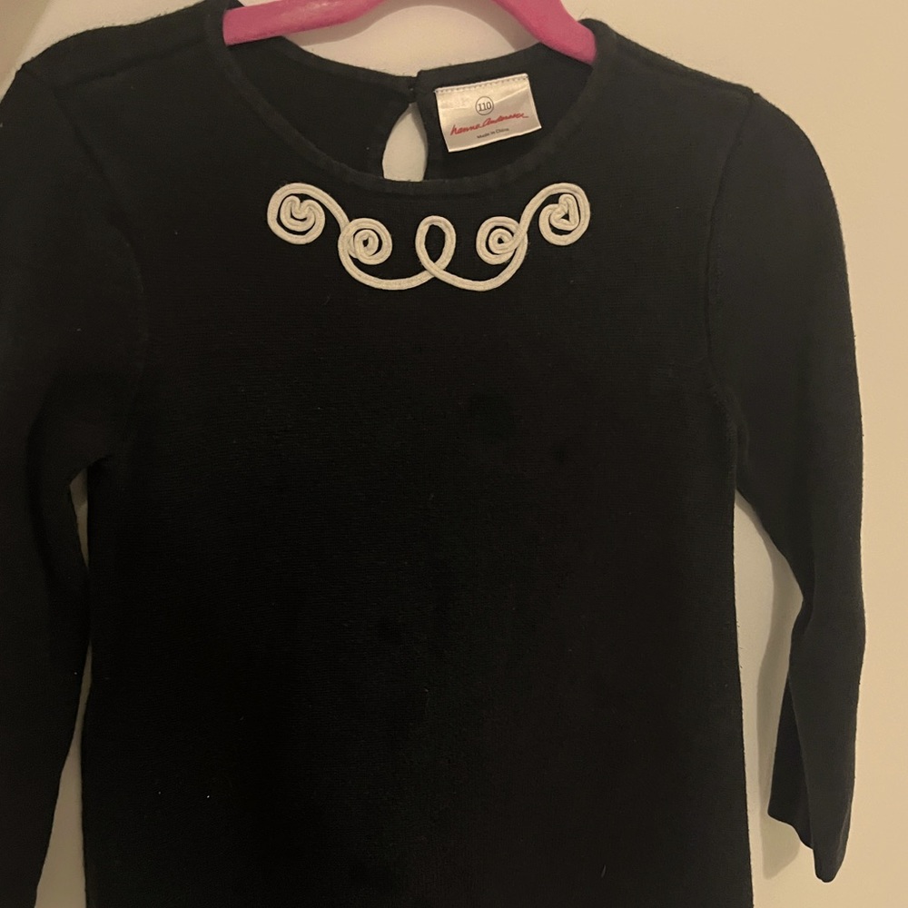 Hanna Anderson sweater dress, a few spots (nothing that can’t come out) size 110